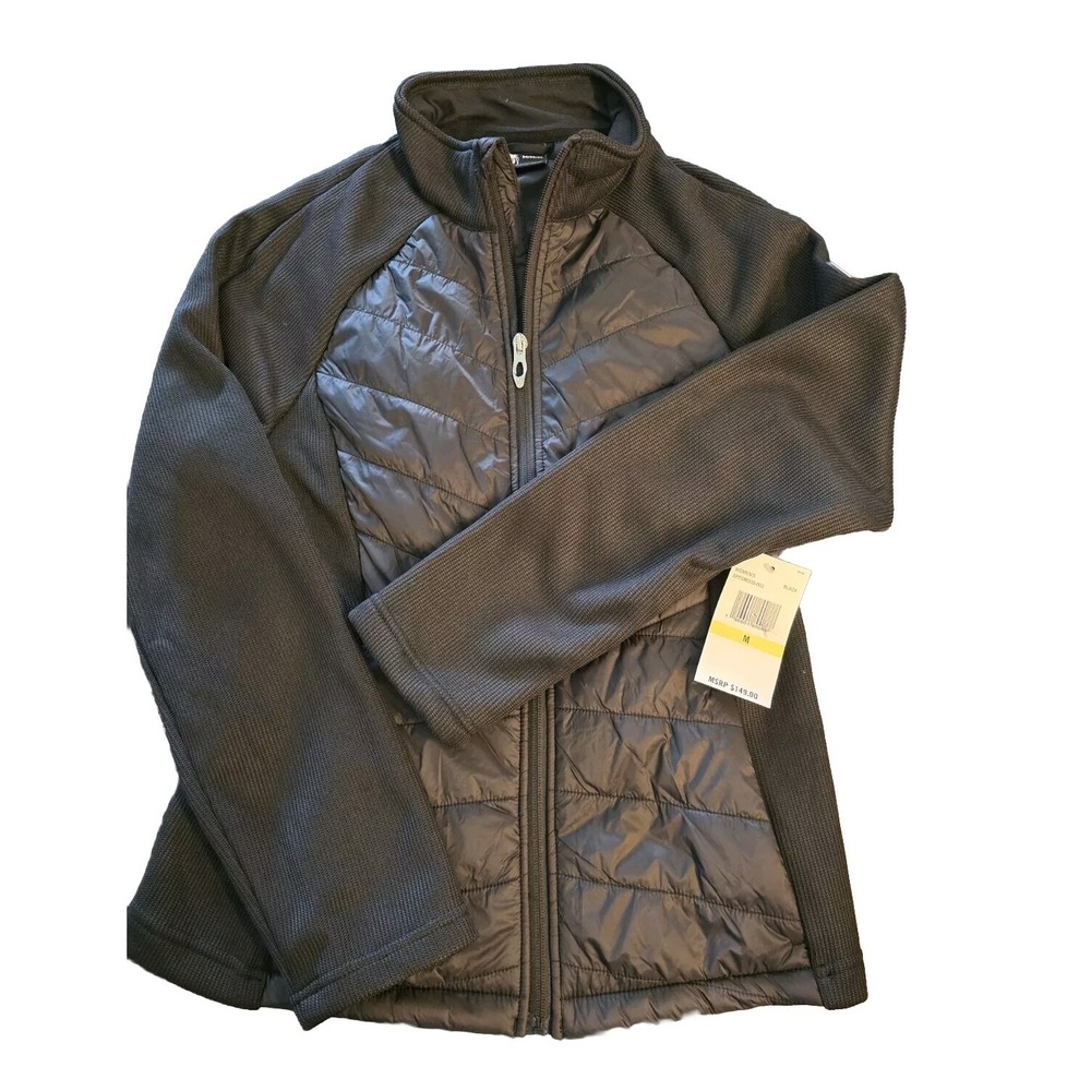 Spyder Women's Black Full Zip  Jacket Medium‎ NWT